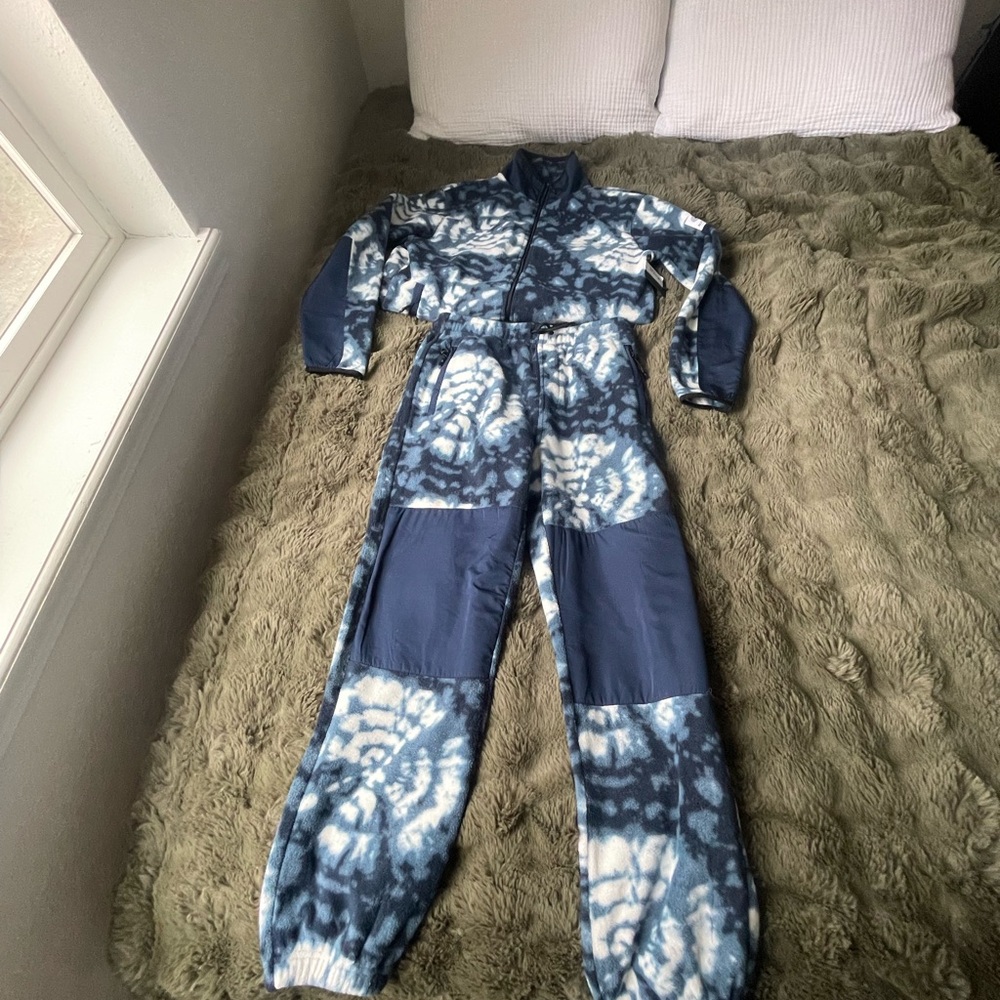 Autumn Fleece sweatpants set - Blue Tie-Dye (NWT)